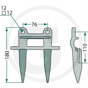 Deget dublu Case IH, Massey Ferguson, Dronningborg