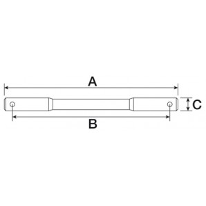 Ax tirant lateral Case IH 3220155R1