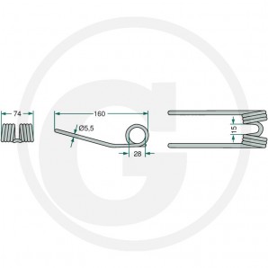 Dinte pick-up 938040.5 938040.3 Krone