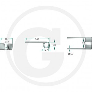 Dinte presa 938158 937920 Kuhn