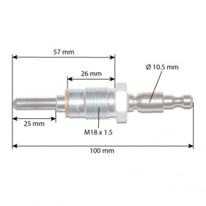 Bujie incandescenta 12V Fiat, Ford 4129674