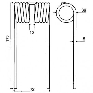 Dinte pick-up John Deere CC25176