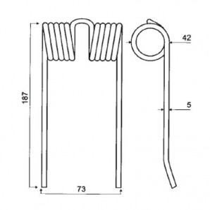 Dinte pick-up New Holland 131673, 18173 , 916061
