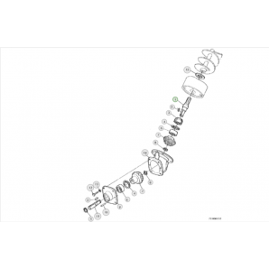 Ax combina John Deere Z61337 Granit