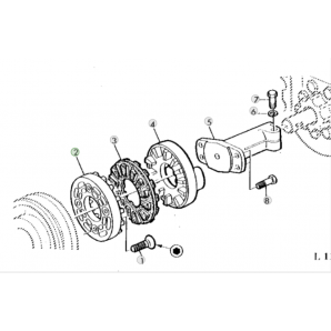 Flansa posterioara pompa hidraulica John Deere L34569
