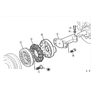 Flansa anterioara pompa hidraulica John Deere L34432