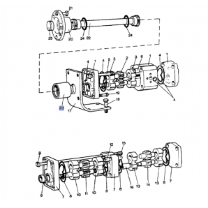 Bucsa cuplare pompa hidraulica David Brown K944947