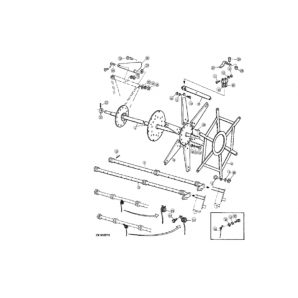 Dinte rabator dreapta Z56957 John Deere