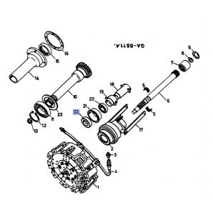 Rulment presiune Case 3147877R91