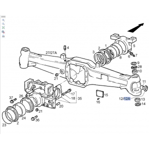 Simering Case IH 85824343, 2412075, 311565A1, 3428829M1, 83992846, 852041225