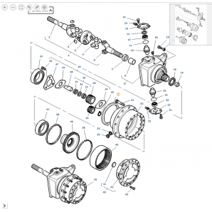 Simering Massey Ferguson 3429790M2, 165x195x16.5/18