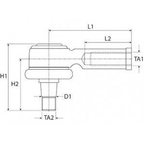 Cap bara Massey Ferguson 3429701M1, 3764132, 3764132M1, 474 236, 474236, 49500650