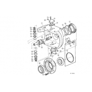 Simering John Deere, Case IH, Deutz, Fendt, Ford 1964236C1, AL38045 , 136.8x165x13