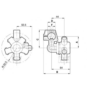 Corp duza 5 orificii 67040649271