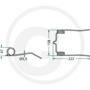Dinte rabator 80334016 New Holland