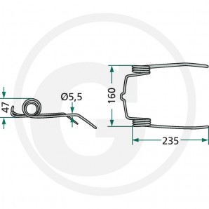 Dinte rabator 89819750 Case, New Holland