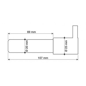 Bolt cilindru directie 5142048 Case, Fiat, Ford, New Holland, Steyr