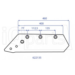 Brazdar reversibil stanga Kuhn 622135