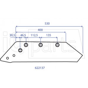 Brazdar reversibil stanga Kuhn 622137