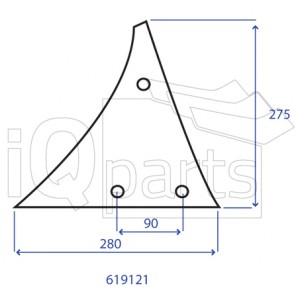 Piept cormana stanga Kuhn 619121