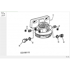 Capac filtru John Deere RE63181