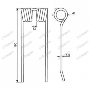 Dinte pick-up Claas Variant 918238.0, 9182380