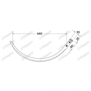 Ac presa aluminiu Welger 1116220301