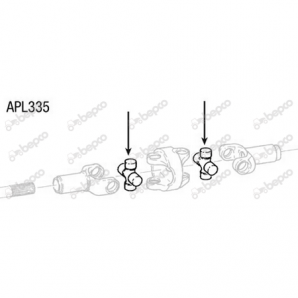 Cruce cardan 84355357 Fendt, John Deere, Massey Ferguson