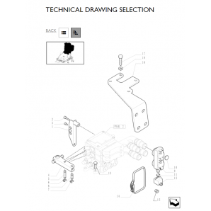 Vas hidraulic Case IH, New Holland 84161329