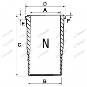 Camasa motor Case IH J944344
