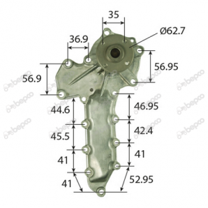 Pompa apa Kubota 15521-73033