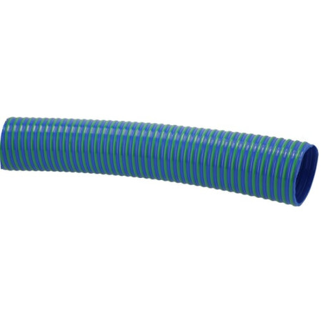 Furtun vidanja din PVC albastru/verde 6" 20m