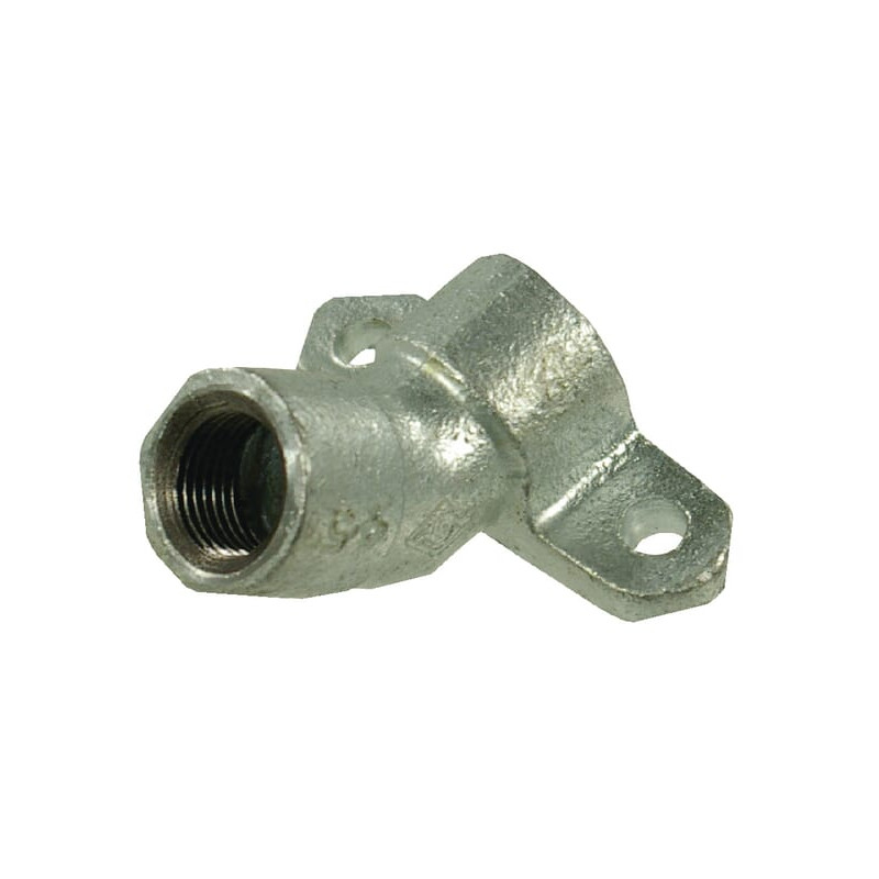 Cot prindere perete 45? galvanizat mama/mama 1/2"