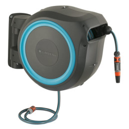 Cutie rola furtun cu montare pe perete XL, 35m 1/2" cu pulverizator