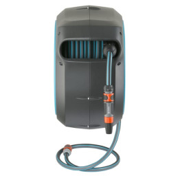 Cutie rola furtun cu montare pe perete XL, 35m 1/2" cu pulverizator