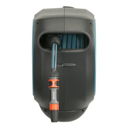 Cutie furtun RollUp S, montata pe perete, 15m 1/2" cu pulverizator